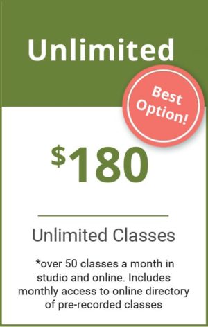 Unlimited yoga class membership